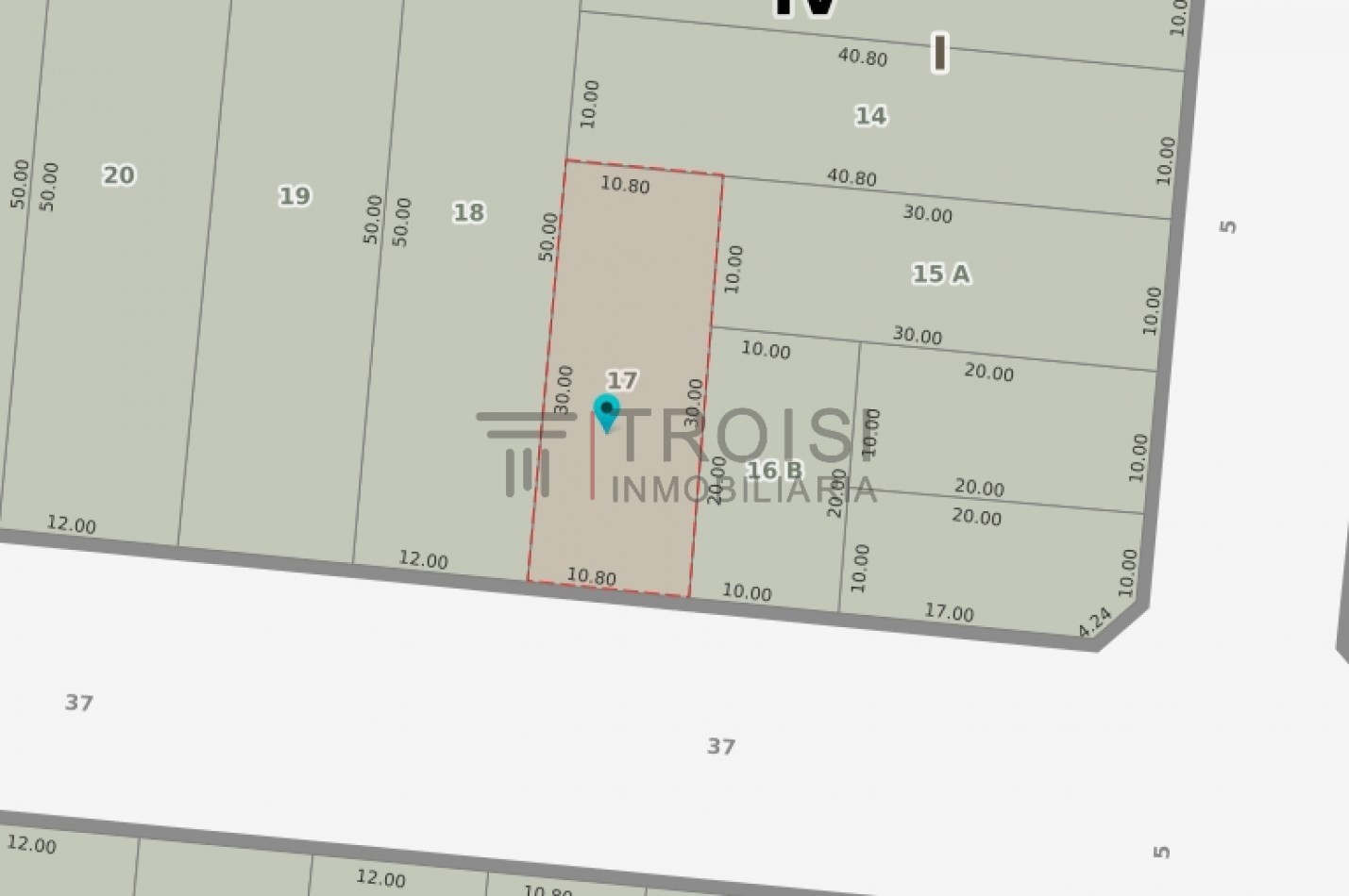L31 - Lote Calle 37 e/ 5 y 6 - Santa Teresita